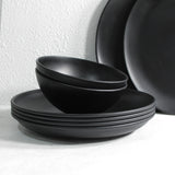 Dinner Set for 4 (Matt Black)