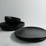 Dinner Set for 4 (Matt Black)