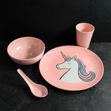 Kids Meal Set (Unicorn Pink)