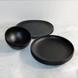 Dinner Set for 4 (Matt Black)