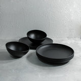 Dinner Set for 4 (Matt Black)