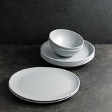 Dinner Set for 4 (Matt Grey)