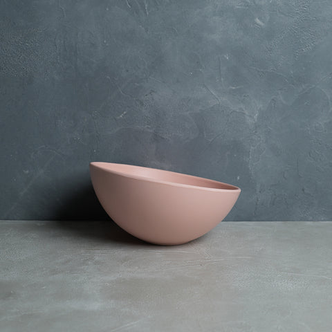 Curved Soup / Cereal Bowl (Pink)