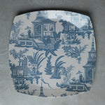 Square Dinner Plate (Oriental Toile)