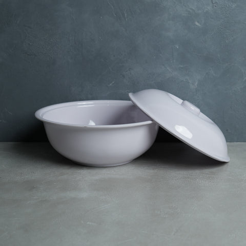 Casserole Bowl with Lid (White)