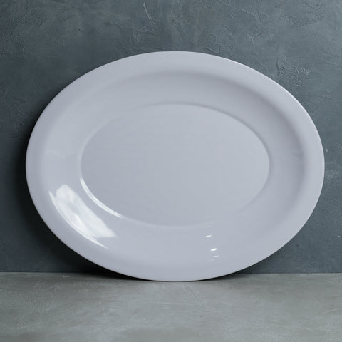 Oval Rice Platter (White)