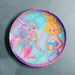 Kids Cartoon Plate (Mermaid Barbie)