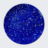 Round Dinner Plate (Blue Confetti)