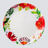 Round Dinner Plate (Border Flowers)