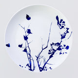 Round Dinner Plate (Blue Leaf)