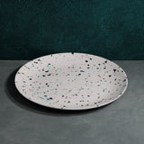 Round Dinner Plate (White Confetti)