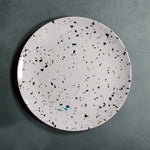 Round Dinner Plate (White Confetti)