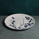 Dinner Plate (Blue Leaf)