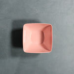 Square Dessert Bowl (Pink)