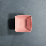 Square Dessert Bowl (Pink)