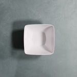 Square Dessert Bowl (White)