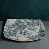 Square Dinner Plate (Oriental Toile)