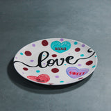 V-Day Plate (Candy Hearts)